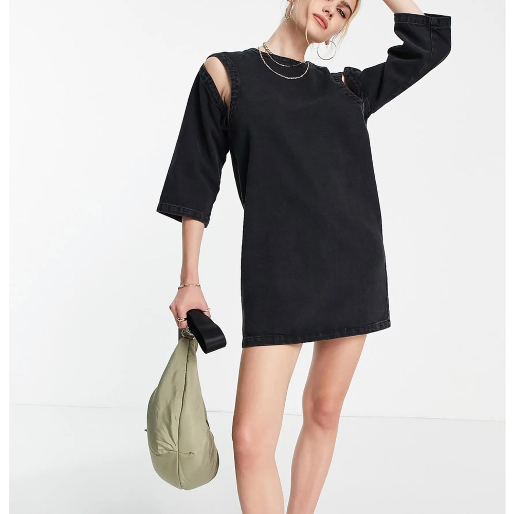 Top shop cut out shoulder dress size 4